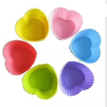 12PCS Silicone Muffin Baking Molds