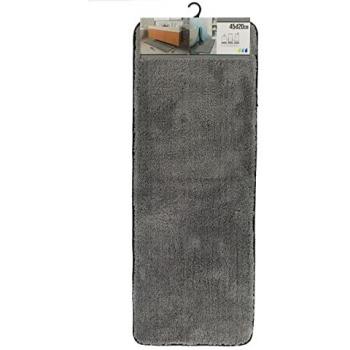 Confort Gris Microfibre Tapis Lavabo 45x120