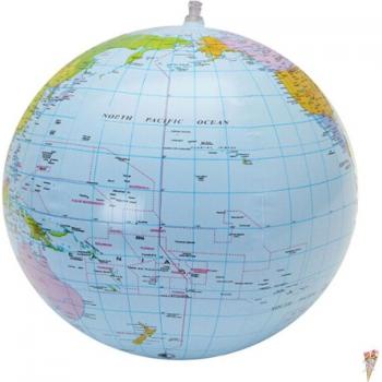 Balle Monde Géographie 30 cm Gonflable