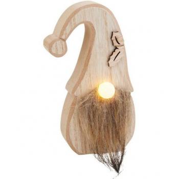 Ilex Wichtel mit LED Nase, 3-tlg