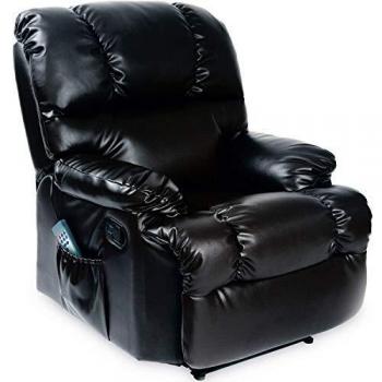 Sillón de Masaje Polipiel Negro