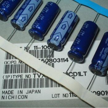 5pcs 100uF 100V NICHICON VX 100V Capacitor