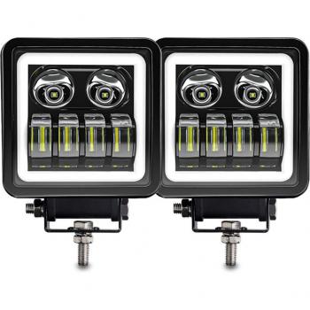 Lampe de travail 8D 4 pouces 2000lm 20W 6000K