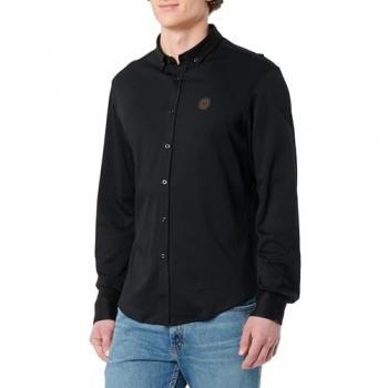 Hugo-Boss Herren-Oberhemde 50533163 – Schwarz, XL, Regular Cut