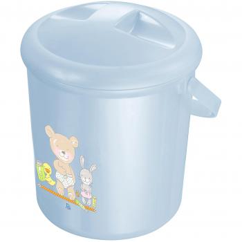 Rotho Babydesign 200210103AZ BB Windeleimer „Beste Freunde“ Pastellblau