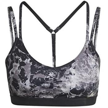 Adidas Yoga Essential Low-Support Sport-BH Damen in schwarz, Größe: M