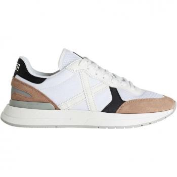 Zapatillas Munich Soon 48 blanca y camel para hombre