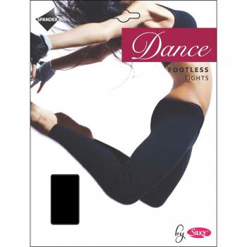 TwilightTights Black – 60 Denier Women’s Footless Dance Legwear (S-XL)