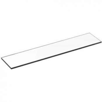 Plaque Keuco Cristallin 55 x 12 cm, sans bords verts