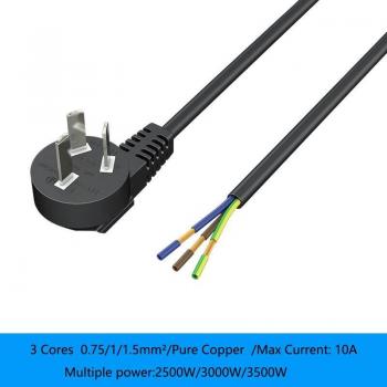 Cordon d'Alimentation 3 Broches 18/17/15AWG pour Machine de Découpe 10A