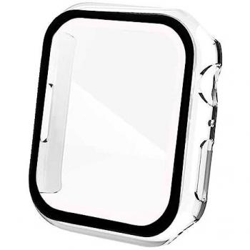 Funda Ultra Delgada con Cristal Templado para Apple Watch 4/5/6/SE (44mm)