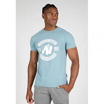 Gorilla Wear Tulsa T-Shirt Blau XL