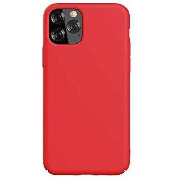 Custodia in Silicone per iPhone 11 Pro Max con Protezione per la Camera, Rosso