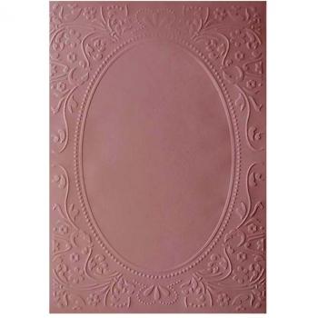 Plastic Lace Flower Vine Embossing Folder