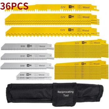 MultiCut 36‑Set Säbelsägeblätter – Ast