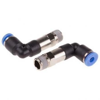 Adaptateur fileté coudé 4 mm Rs Pro mâle (Pack de 10)