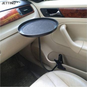 Table de voyage noire – Plateau alimentaire et support eau