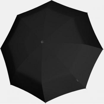 Ombrello nero Knirps con design antivento