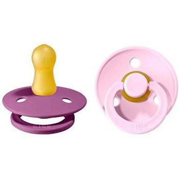 Lil' Lollipops Pink/Lavender Baby Pacifier Set for 0-6 months, 2 piece