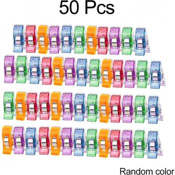 Clips de Seguridad para Costura, Pinzas de Plástico Multicolor, 10/20/50 Uds
