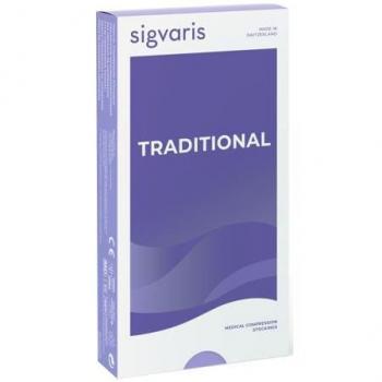 Sigvaris traditional 504 ccl2 monocollant sinistro lungo beige l plus