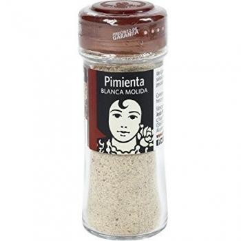 Pimienta blanca molida en bolsa