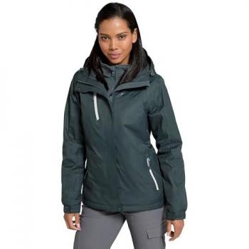 Mountain Warehouse Bracken Extreme 3‑in‑1 Waterproof Women's Jacket (Khaki) – 18