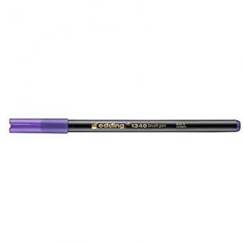 10 Pastelli Edding 1340 Viola con Pennello