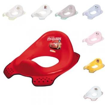 Lorelli Toilettensitz Comic Spritzschutz ergonomische Form rutschfeste Basis in rot