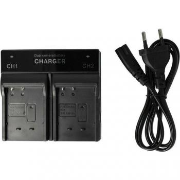 Chargeur Rapide 2 En 1 pour Batteries Np-Bn1 et Np-F1