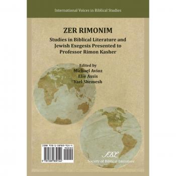 Zer Rimonim: Studies in Biblical Literature and Jewish Exegesis Presented to Professor Rimon Kasher (International Voices in Biblical Studies)