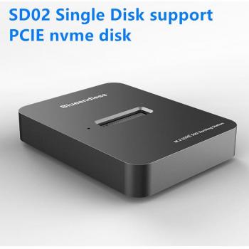 Blueendless M.2 SSD Dual Bay Enclosure with USB-C