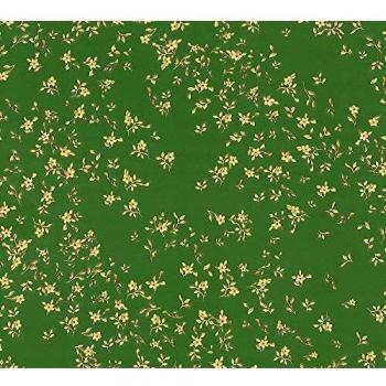 Papier Peint Design Vert Doré