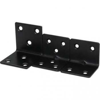 Soporte de esquina fijo en L para gabinetes