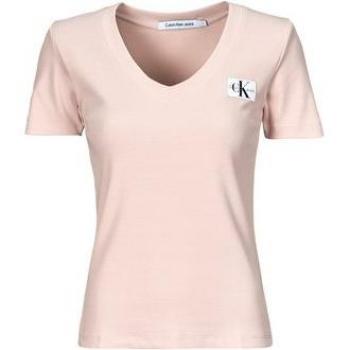 Tee Calvin Klein Jeans corto ribado Woven Label