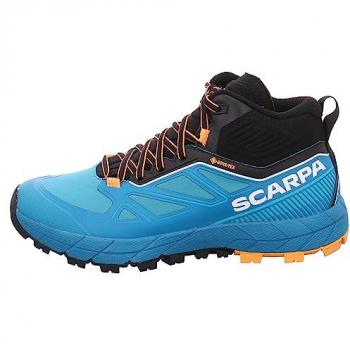 Scarpa Rapid Mid GORE‑TEX Femmes Bleu-Orange 39,5 (Bleu)