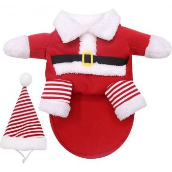 Santa Dog Costume for Big Dogs