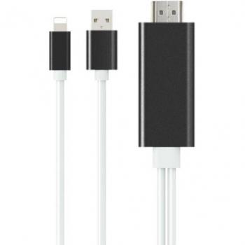 1080P Lightning to HDMI Cable for iPad Air/iPad Mini 2/3/4/iPhone X/8/7/6S Plus
