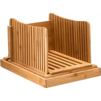 Foldable Bamboo Bread Slicer