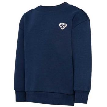 Mini Bee Hummel Child Sweatshirt – Loose Fit, Blue, 4 Years, Unisex