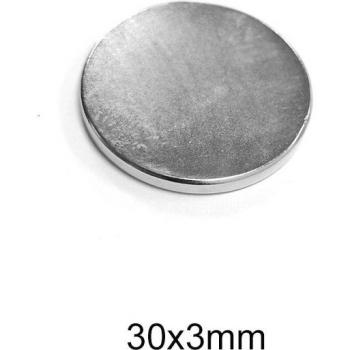 30x3mm N35 Neodymium Cylinder Magnet