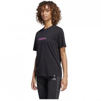 Adidas Maglia da Donna Camo Lineare in Nero M