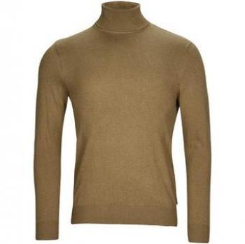 Jack & Jones Herren Rollkragenpullover JJEEMIL KNIT in Braun, Regular Fit, Größe L