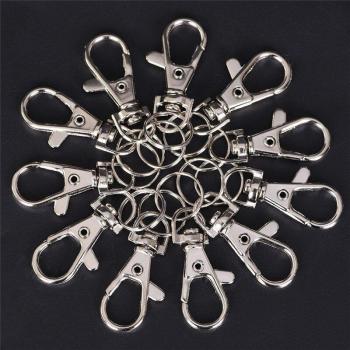 Llavero con anilla ClassicMetal, 10 Uds