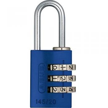 Candado de combinación azul 145/20
