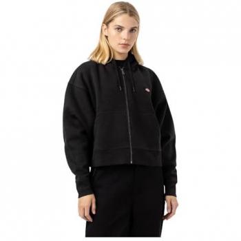 Dickies Oakport Zip-Kapuzenpulli für Frauen Schwarz XXS