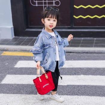 Casual Ruffled Coat for Baby Girls