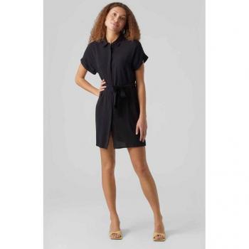 Abito corto camicia VERO MODA nero