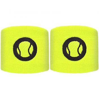 Duo de Shorts Poignet Tennis-Point Jaunes Fluo