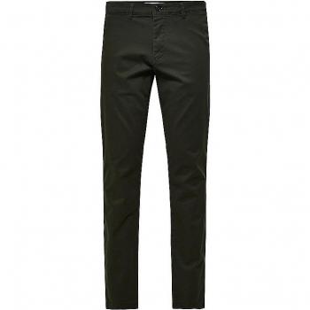 SELECTED HOMME Slim Fit Chino 'NEW Miles' Flex Pant in Olivgrün, Größe 32/34